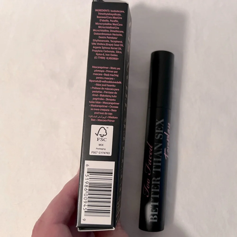 🌟NIB🌟 TOO FACED Better than Sex Foreplay 24-Hour Lash Primer 🌟FULL SIZE🌟